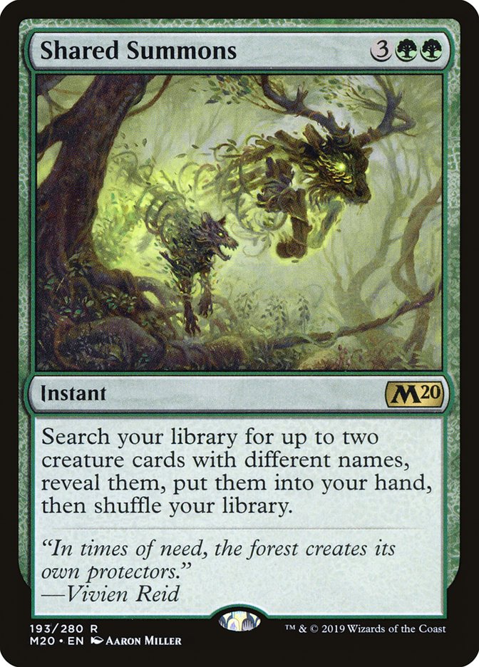 Shared Summons [Core Set 2020] MTG Single Magic: The Gathering | Red Claw Gaming