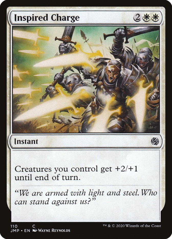 Inspired Charge [Jumpstart] MTG Single Magic: The Gathering | Red Claw Gaming
