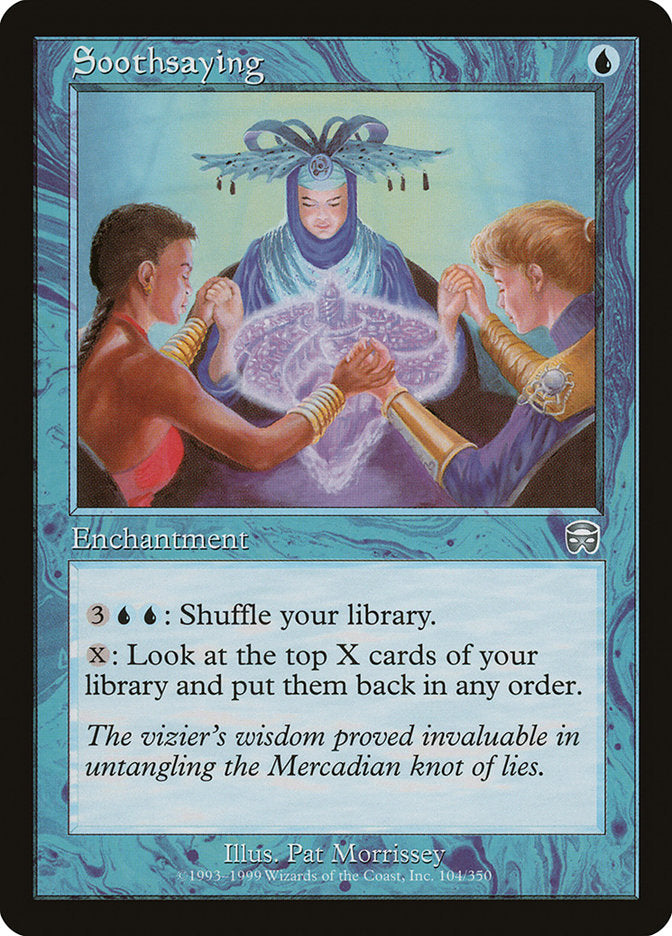Soothsaying [Mercadian Masques] MTG Single Magic: The Gathering | Red Claw Gaming
