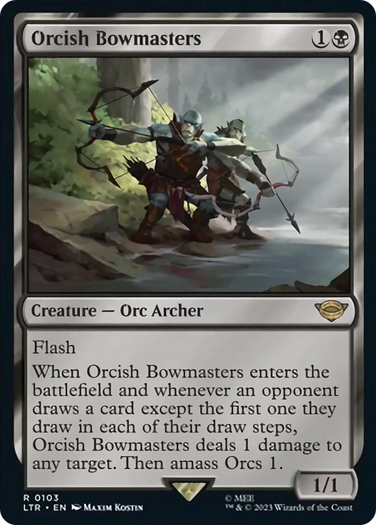 Orcish Bowmasters [The Lord of the Rings: Tales of Middle-Earth] MTG Single Magic: The Gathering | Red Claw Gaming