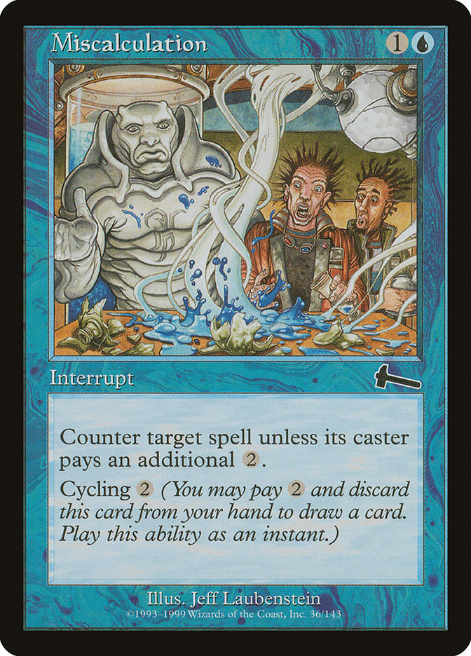 Miscalculation [Urza's Legacy] MTG Single Magic: The Gathering | Red Claw Gaming