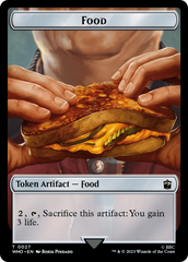Alien Angel // Food (0027) Double-Sided Token [Doctor Who Tokens] MTG Single Magic: The Gathering | Red Claw Gaming