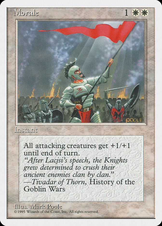 Morale [Fourth Edition] MTG Single Magic: The Gathering | Red Claw Gaming