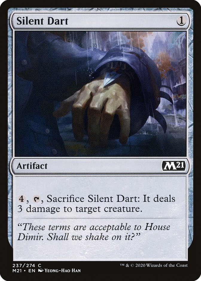 Silent Dart [Core Set 2021] MTG Single Magic: The Gathering | Red Claw Gaming