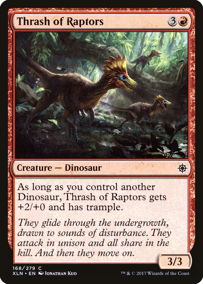 Thrash of Raptors [Ixalan] MTG Single Magic: The Gathering | Red Claw Gaming