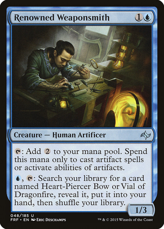 Renowned Weaponsmith [Fate Reforged] MTG Single Magic: The Gathering | Red Claw Gaming
