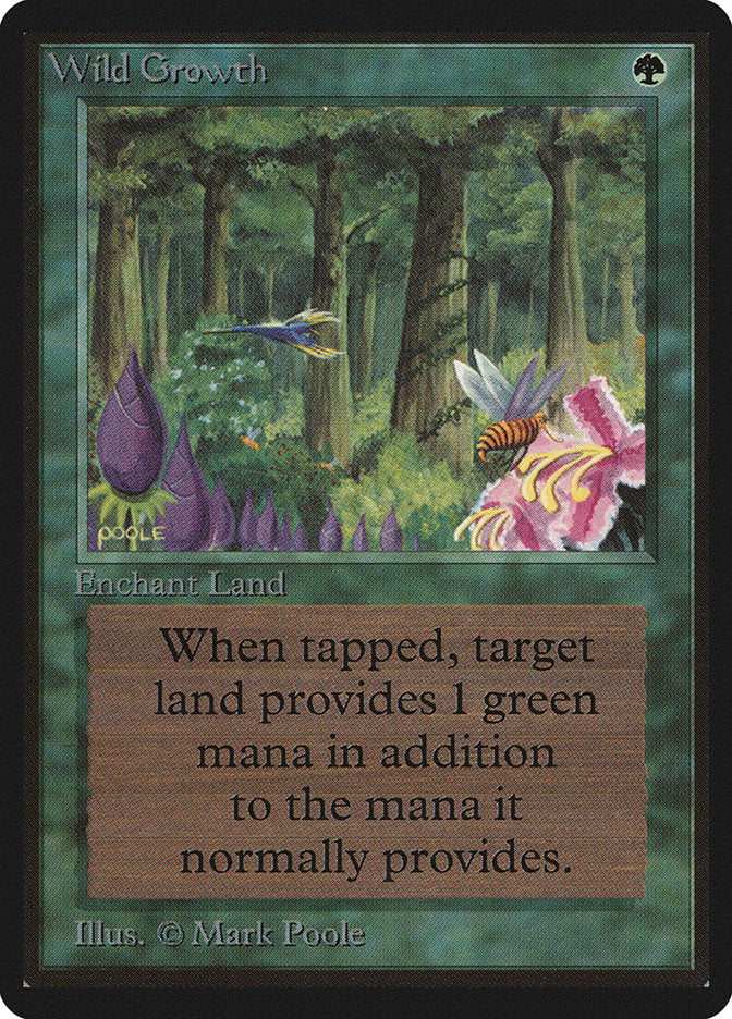 Wild Growth [Beta Edition] MTG Single Magic: The Gathering | Red Claw Gaming