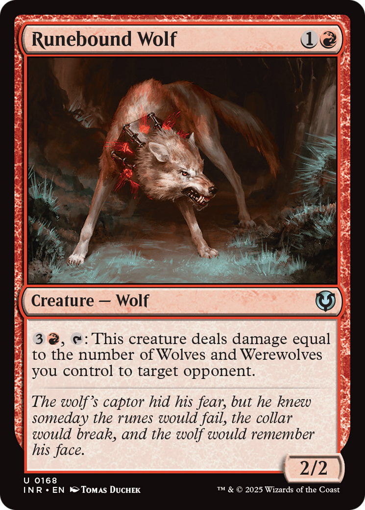 Runebound Wolf [Innistrad Remastered] MTG Single Magic: The Gathering | Red Claw Gaming