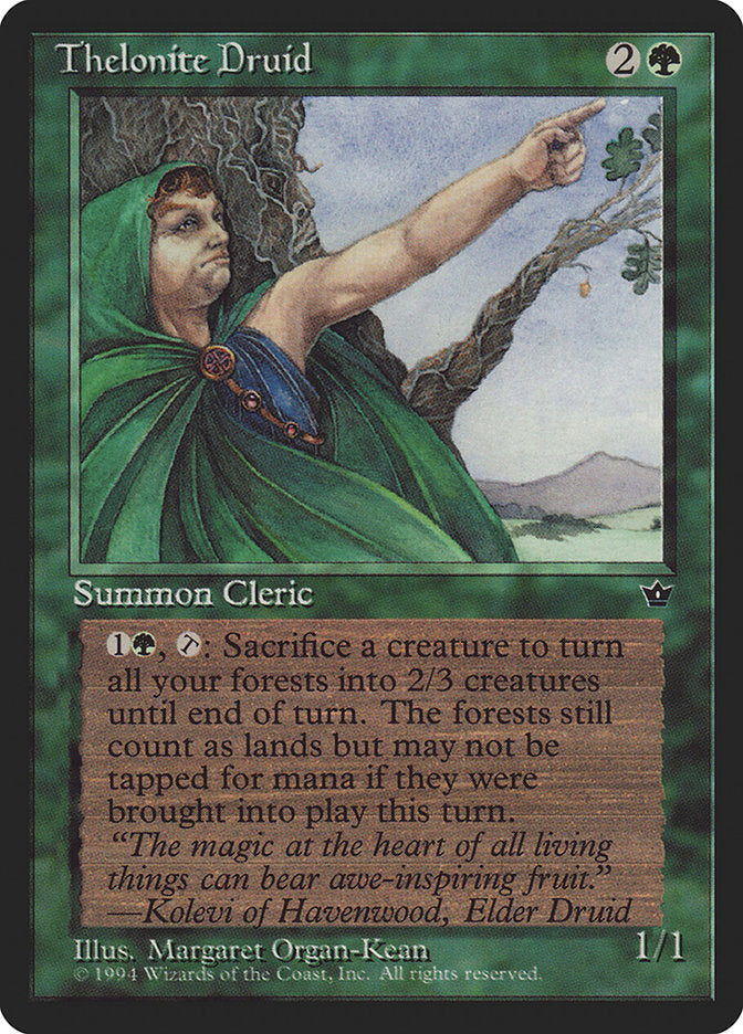 Thelonite Druid [Fallen Empires] MTG Single Magic: The Gathering | Red Claw Gaming