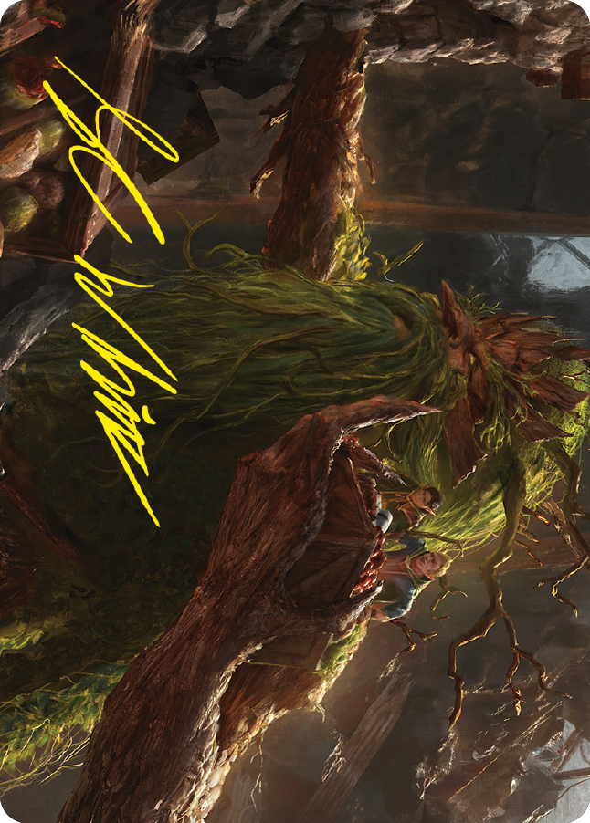 Treebeard, Gracious Host Art Card (Gold-Stamped Signature) [The Lord of the Rings: Tales of Middle-earth Art Series] MTG Single Magic: The Gathering | Red Claw Gaming