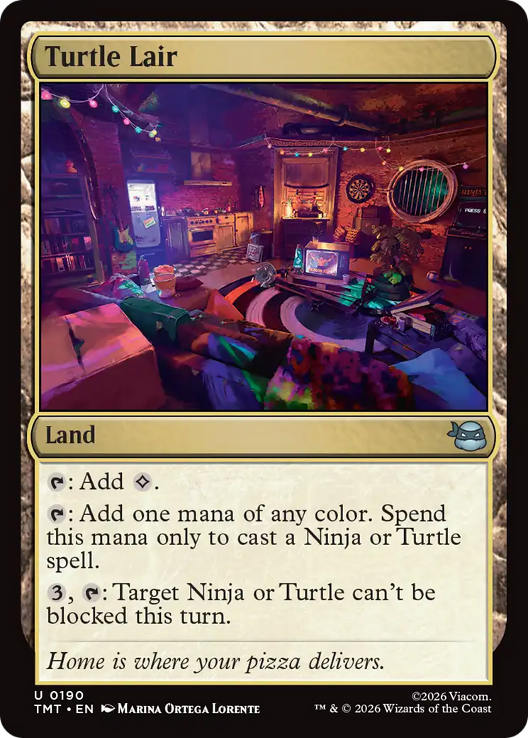 Turtle Lair [Teenage Mutant Ninja Turtles] MTG Single Magic: The Gathering | Red Claw Gaming