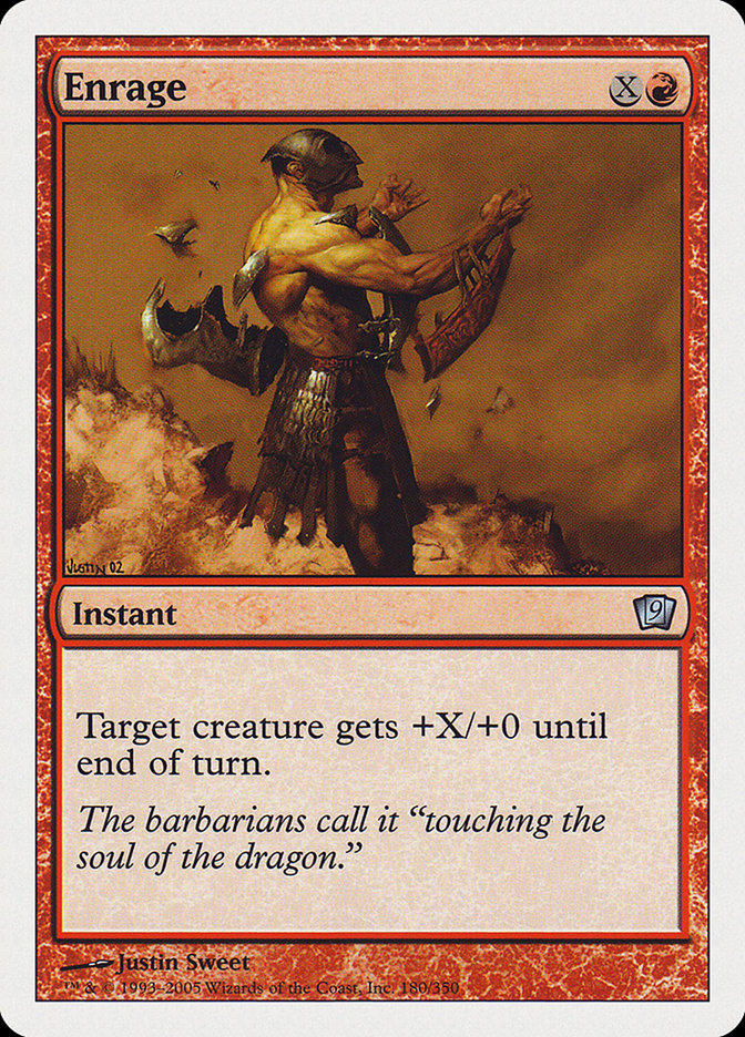 Enrage [Ninth Edition] MTG Single Magic: The Gathering | Red Claw Gaming