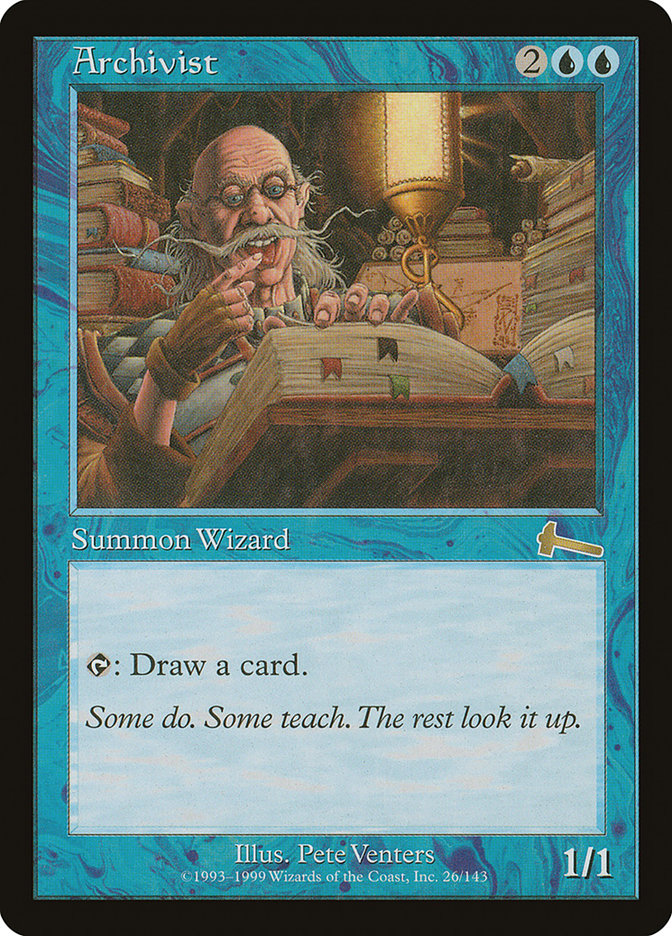 Archivist [Urza's Legacy] MTG Single Magic: The Gathering | Red Claw Gaming