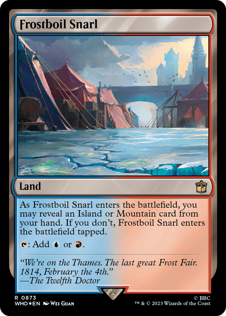 Frostboil Snarl (Surge Foil) [Doctor Who] MTG Single Magic: The Gathering | Red Claw Gaming