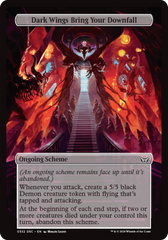 Dark Wings Bring Your Downfall (Full Art) [Duskmourn: Archenemy] MTG Single Magic: The Gathering    | Red Claw Gaming