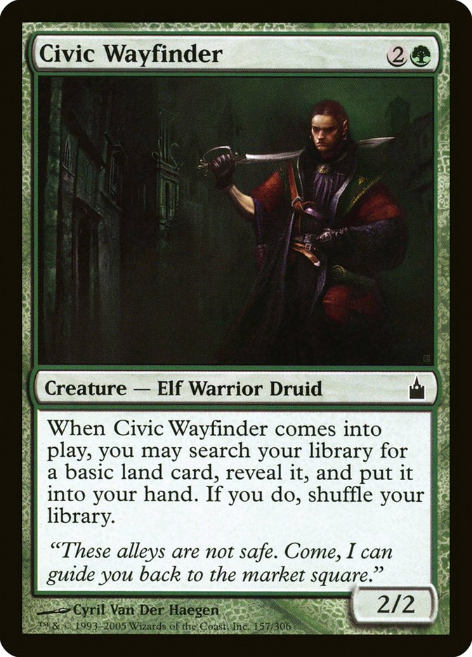 Civic Wayfinder [Ravnica: City of Guilds] MTG Single Magic: The Gathering | Red Claw Gaming