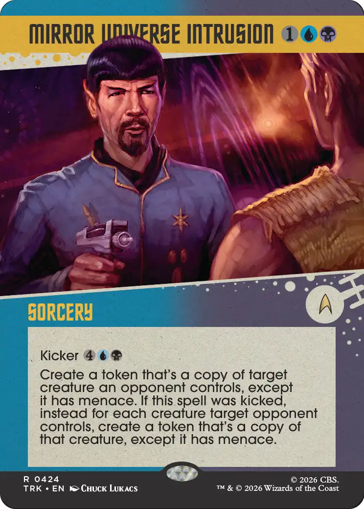 Mirror Universe Intrusion (Showcase) [Star Trek] MTG Single Magic: The Gathering | Red Claw Gaming