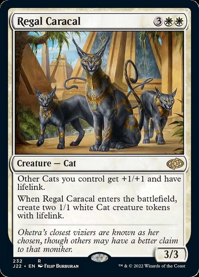 Regal Caracal [Jumpstart 2022] MTG Single Magic: The Gathering | Red Claw Gaming