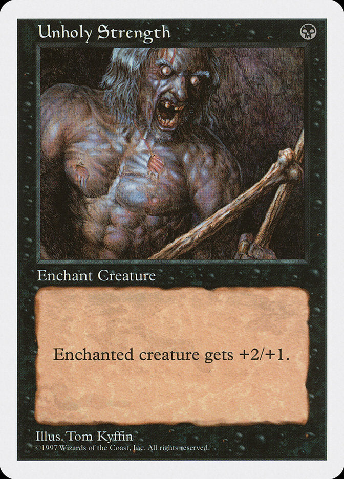 Unholy Strength [Fifth Edition] MTG Single Magic: The Gathering | Red Claw Gaming