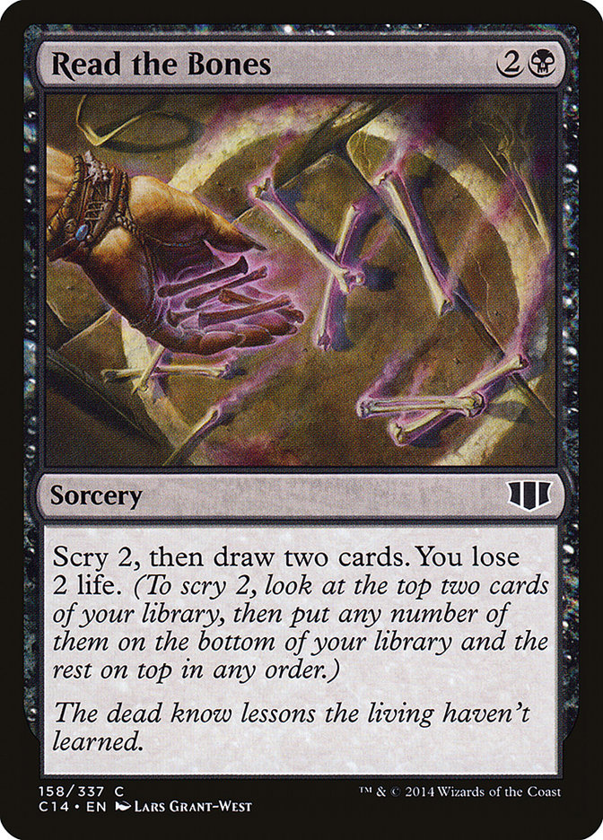 Read the Bones [Commander 2014] MTG Single Magic: The Gathering | Red Claw Gaming