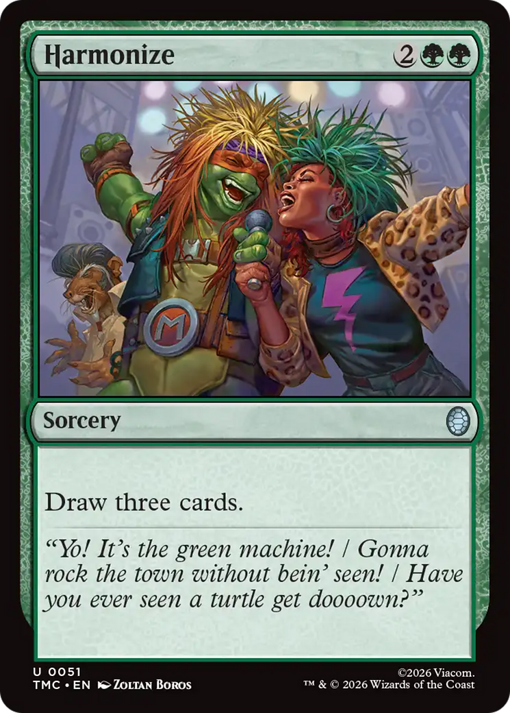 Harmonize [Teenage Mutant Ninja Turtles Commander] MTG Single Magic: The Gathering | Red Claw Gaming