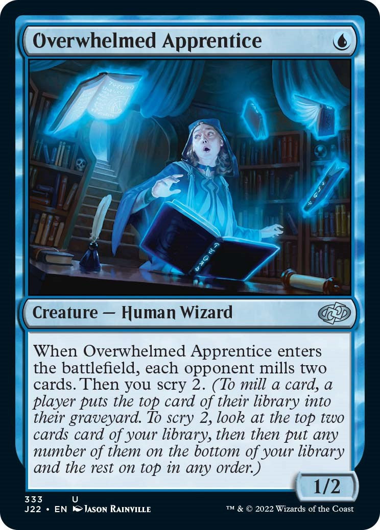 Overwhelmed Apprentice [Jumpstart 2022] MTG Single Magic: The Gathering | Red Claw Gaming