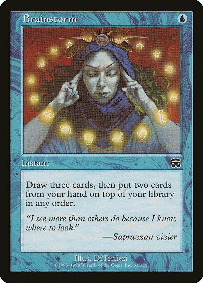 Brainstorm [Mercadian Masques] MTG Single Magic: The Gathering | Red Claw Gaming