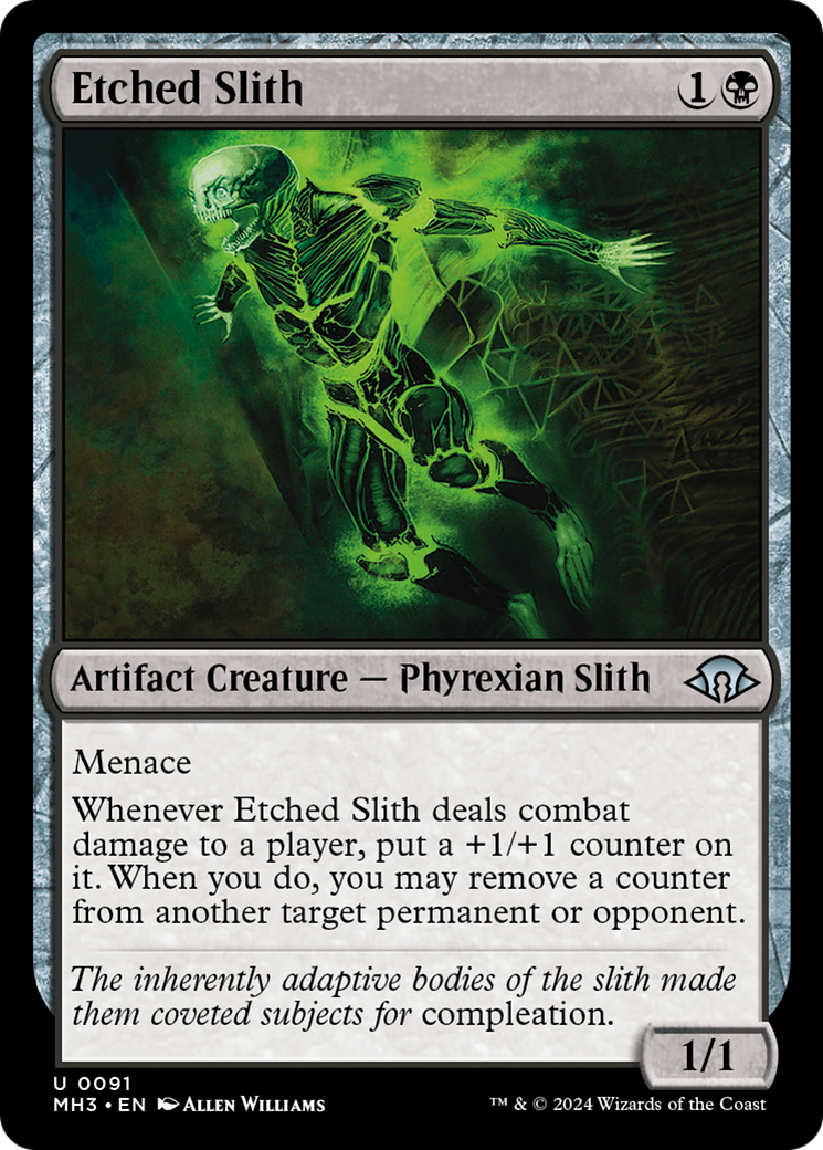Etched Slith [Modern Horizons 3] MTG Single Magic: The Gathering    | Red Claw Gaming