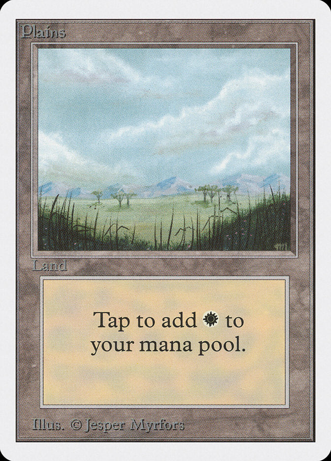 Plains (289) [Unlimited Edition] MTG Single Magic: The Gathering | Red Claw Gaming