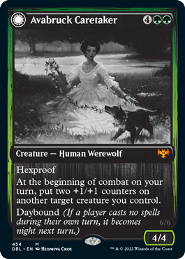 Avabruck Caretaker // Hollowhenge Huntmaster [Innistrad: Double Feature] MTG Single Magic: The Gathering | Red Claw Gaming