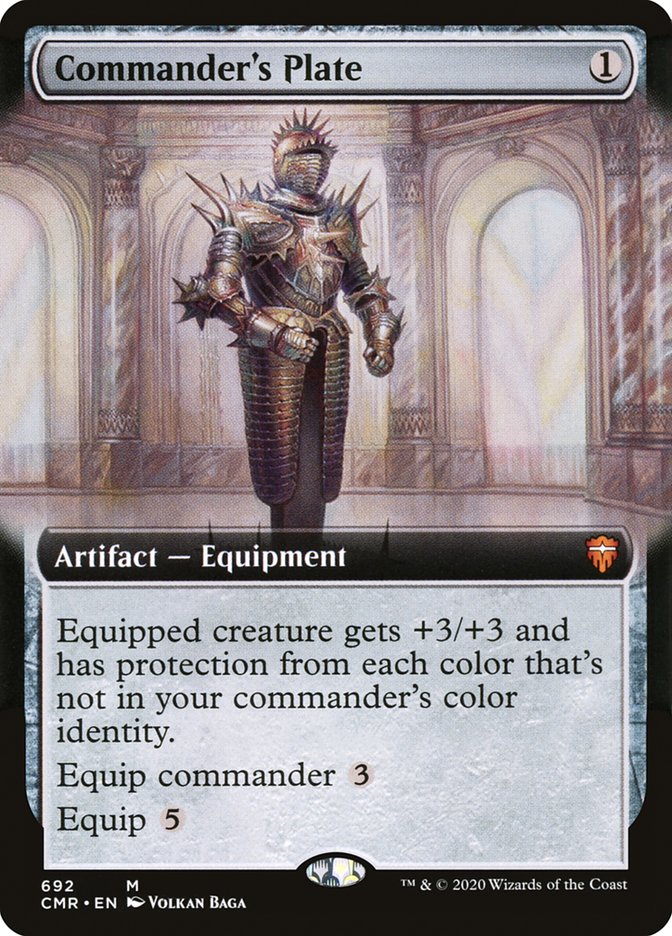 Commander's Plate (Extended Art) [Commander Legends] MTG Single Magic: The Gathering | Red Claw Gaming
