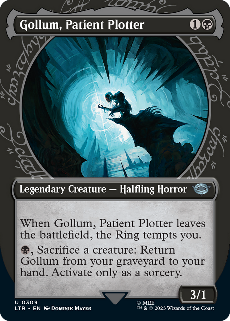 Gollum, Patient Plotter (Showcase Ring Frame) [The Lord of the Rings: Tales of Middle-Earth] MTG Single Magic: The Gathering | Red Claw Gaming