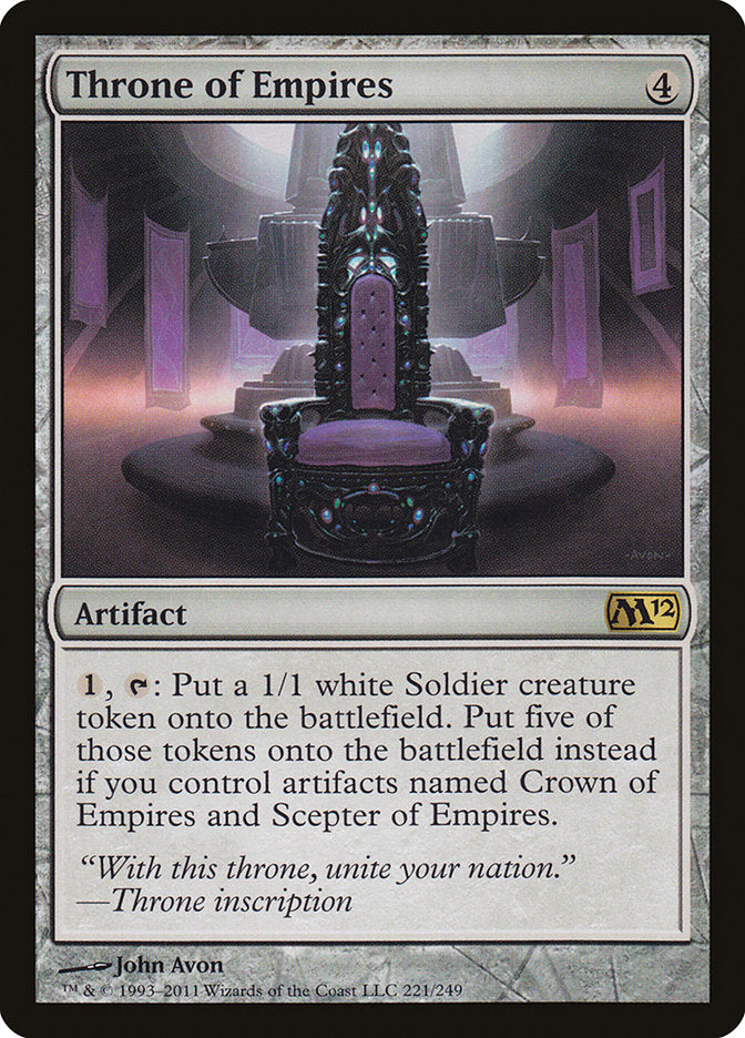 Throne of Empires [Magic 2012] MTG Single Magic: The Gathering | Red Claw Gaming