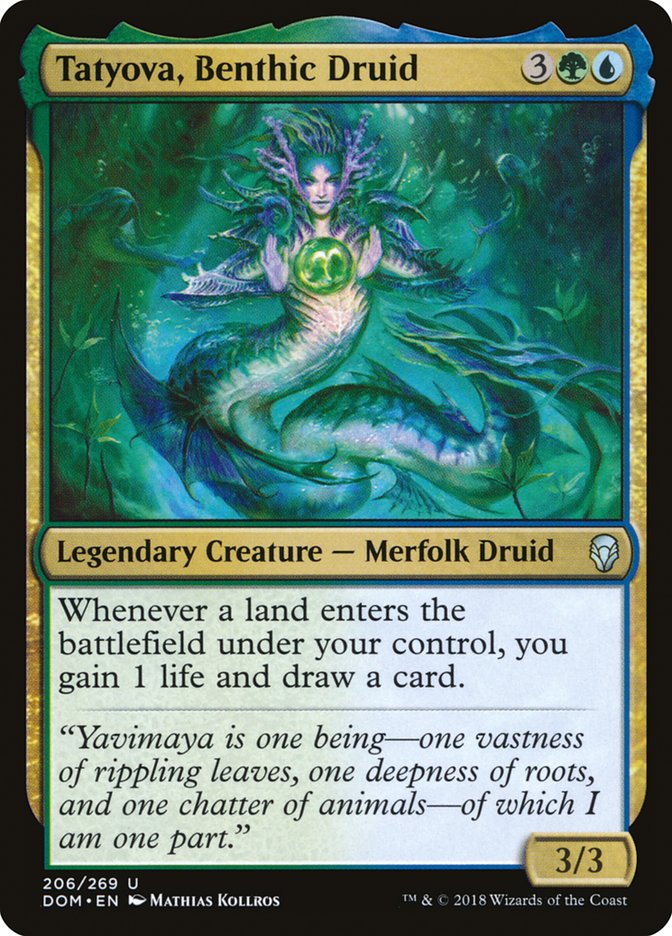 Tatyova, Benthic Druid [Dominaria] MTG Single Magic: The Gathering | Red Claw Gaming