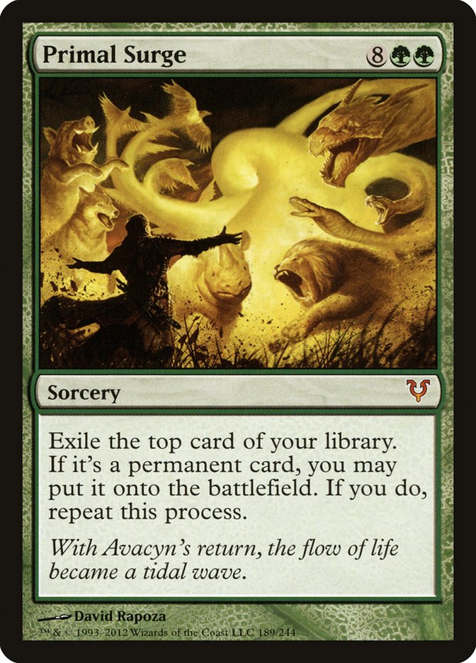 Primal Surge [Avacyn Restored] MTG Single Magic: The Gathering | Red Claw Gaming