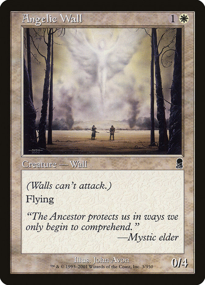 Angelic Wall [Odyssey] MTG Single Magic: The Gathering | Red Claw Gaming