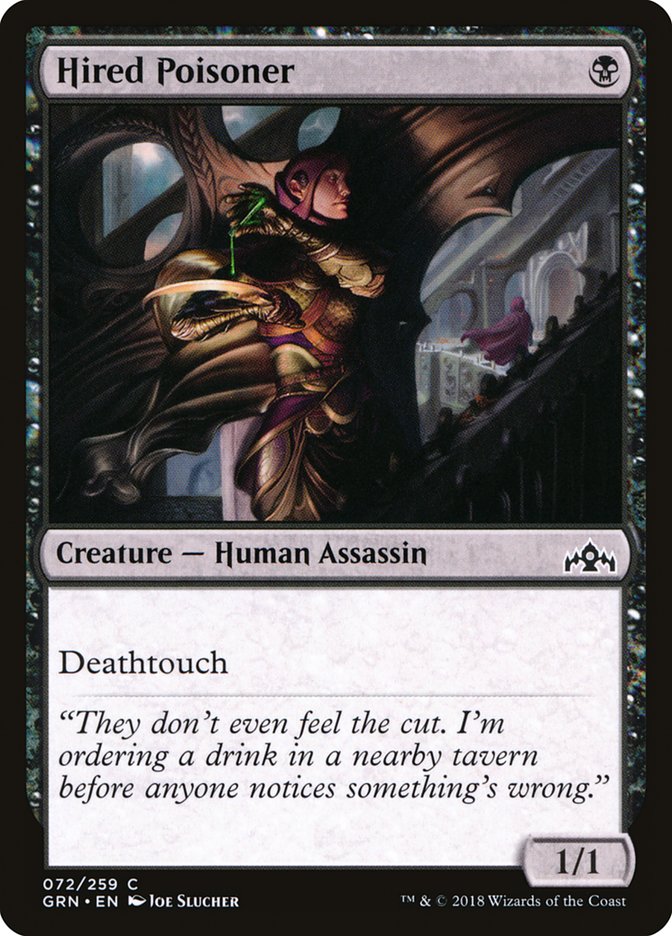 Hired Poisoner [Guilds of Ravnica] MTG Single Magic: The Gathering | Red Claw Gaming