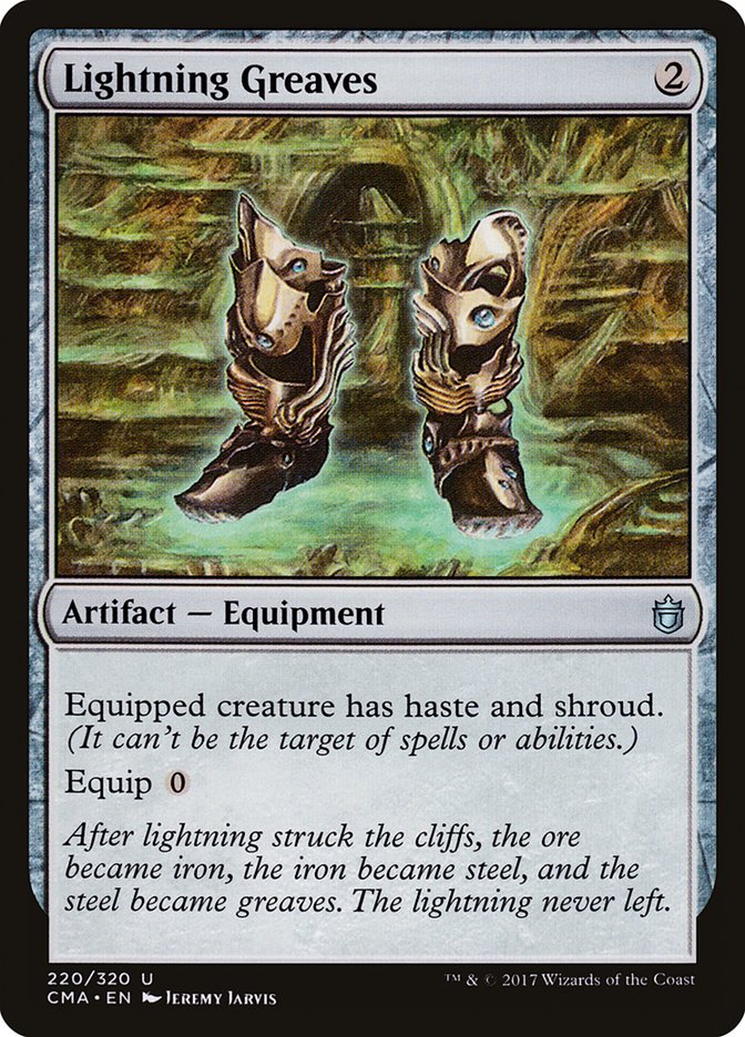 Lightning Greaves [Commander Anthology] MTG Single Magic: The Gathering | Red Claw Gaming