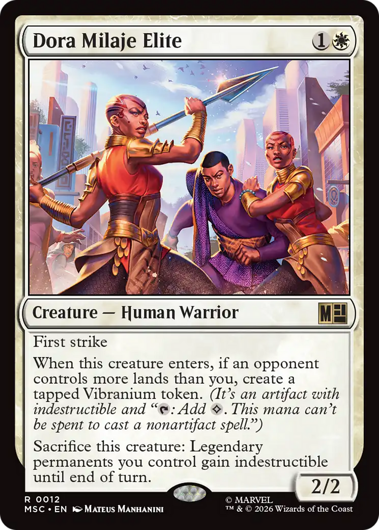 Dora Milaje Elite (Surge Foil) [Marvel Super Heroes Commander] | Red Claw Gaming
