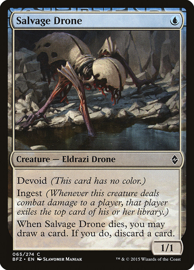 Salvage Drone [Battle for Zendikar] MTG Single Magic: The Gathering | Red Claw Gaming