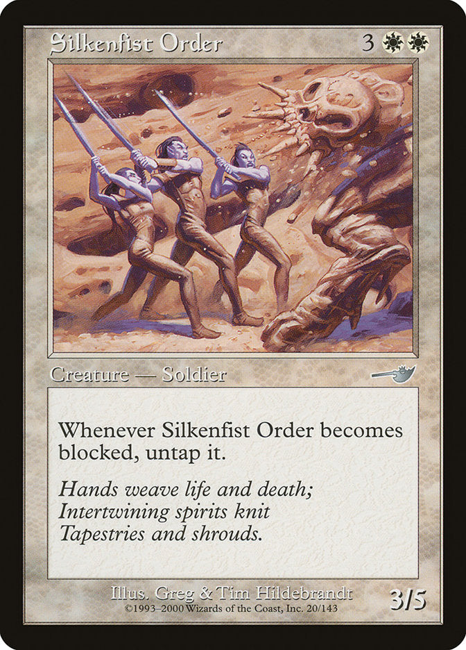 Silkenfist Order [Nemesis] MTG Single Magic: The Gathering | Red Claw Gaming