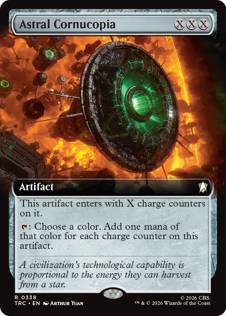 Astral Cornucopia (Extended Art) [Star Trek Commander] MTG Single Magic: The Gathering | Red Claw Gaming