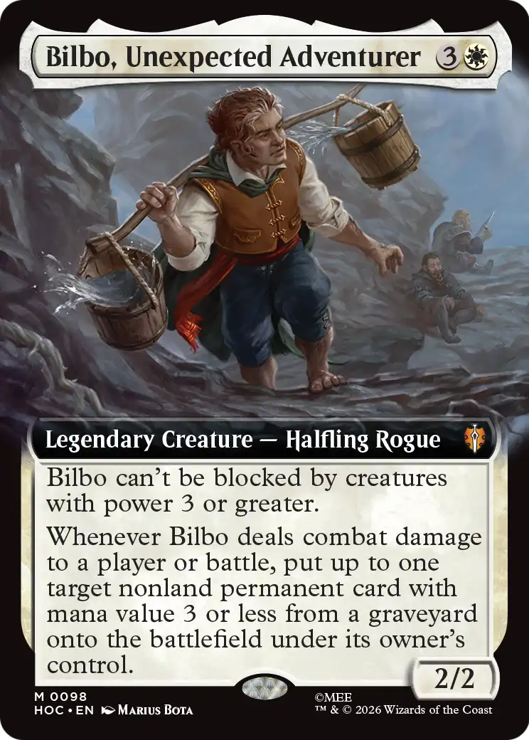 Bilbo, Unexpected Adventurer (Extended Art) [The Hobbit: Eternal-Legal] | Red Claw Gaming