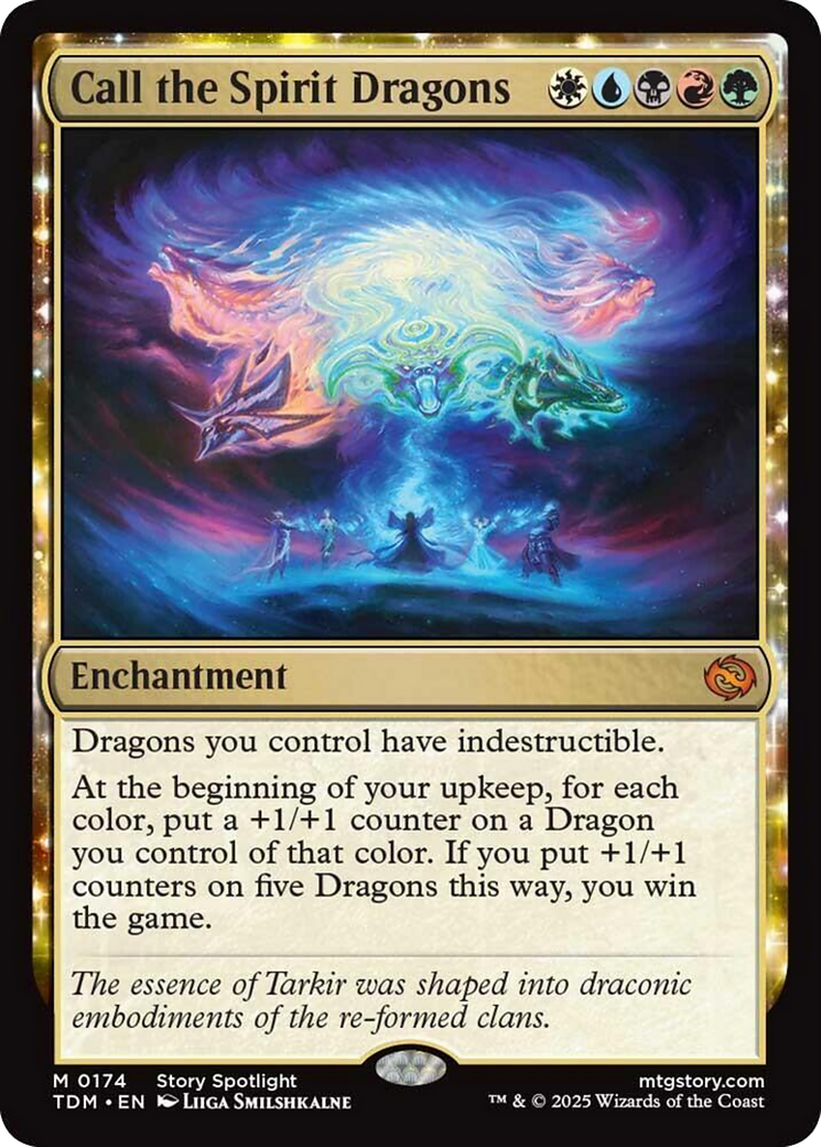 Call the Spirit Dragons [Tarkir: Dragonstorm] MTG Single Magic: The Gathering | Red Claw Gaming