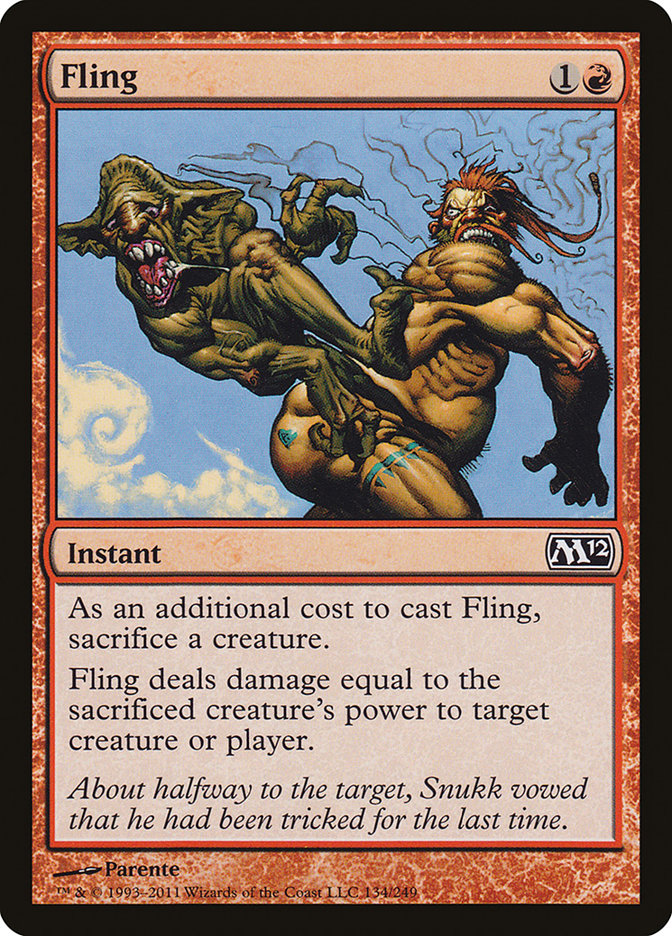 Fling [Magic 2012] MTG Single Magic: The Gathering | Red Claw Gaming
