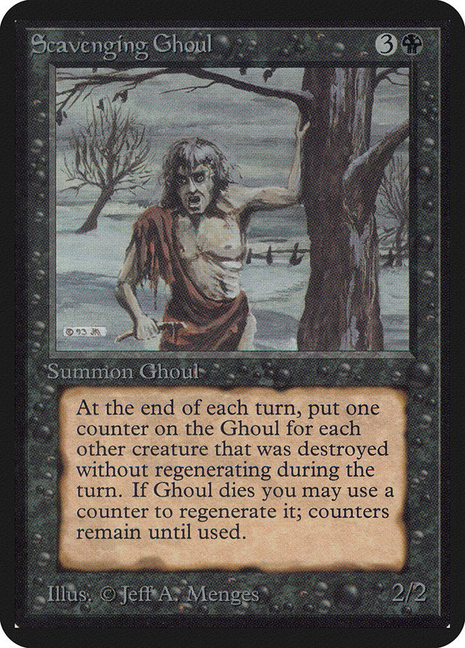 Scavenging Ghoul [Alpha Edition] MTG Single Magic: The Gathering | Red Claw Gaming