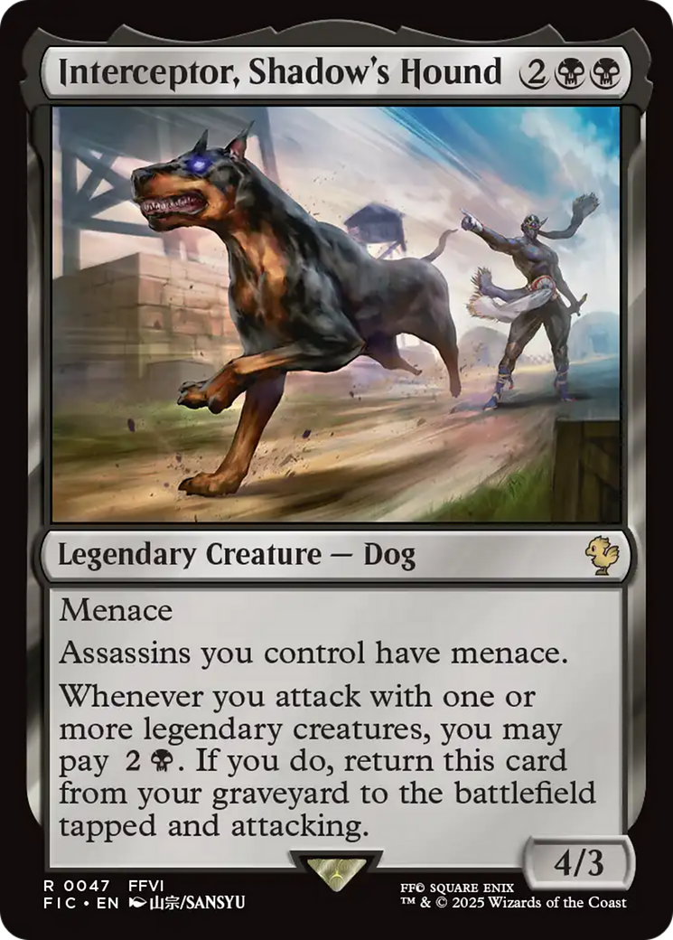 Interceptor, Shadow's Hound [FINAL FANTASY Commander] MTG Single Magic: The Gathering | Red Claw Gaming