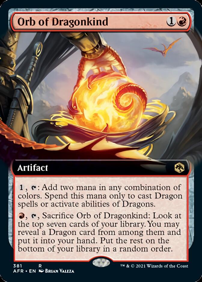 Orb of Dragonkind (Extended Art) [Dungeons & Dragons: Adventures in the Forgotten Realms] MTG Single Magic: The Gathering | Red Claw Gaming
