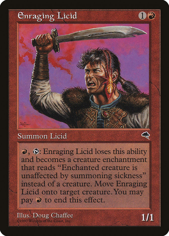 Enraging Licid [Tempest] MTG Single Magic: The Gathering | Red Claw Gaming