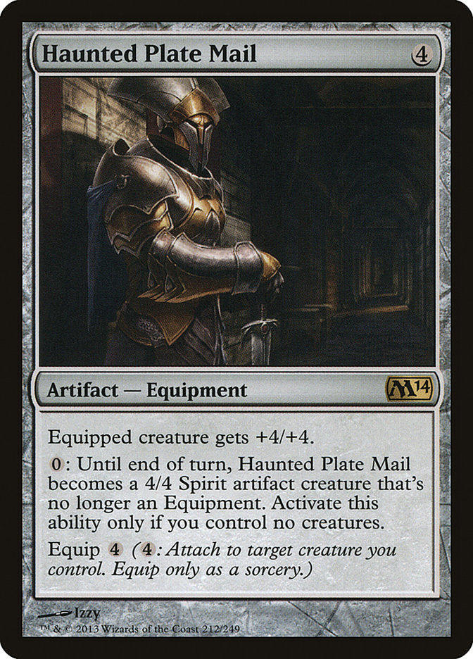 Haunted Plate Mail [Magic 2014] MTG Single Magic: The Gathering | Red Claw Gaming